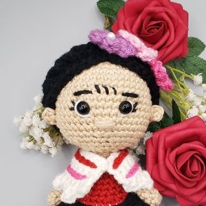 Crochet Frida doll